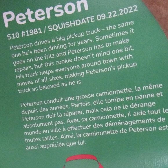 squishmallow Peterson gingerbread man Kelly toys Christmas theme has tag - Picture 14 of 15